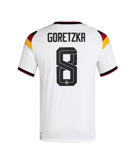 Billige Fotballdrakt Tyskland Leon Goretzka #8 Replika Hjemmedrakt VM 2026 Kortermet Billige Fotballdrakt Tyskland Leon Goretzka #8 Replika Hjemmedrakt VM 2026 Kortermet